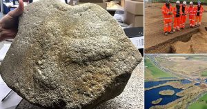 İngiltere’de penis motifli 2000 yıllık değirmen taşı bulundu