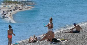 Şubat ayında Antalya! Sahiller doldu taştı…