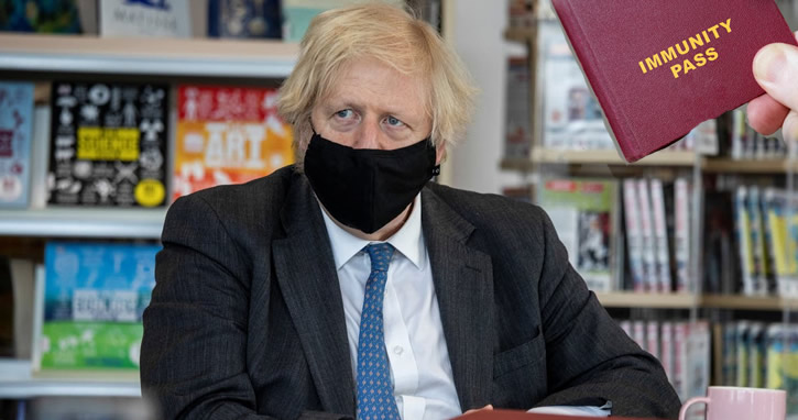 Boris Johnson “aşı pasaportları” hakkında inceleme istedi