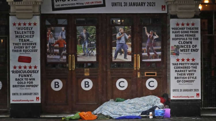 Birleşik Krallık’ta geçen yıl 976 evsiz hayatını kaybetti
