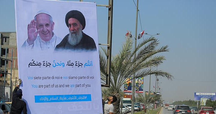 Papa Francis tarihi ziyaret için Irak’ta