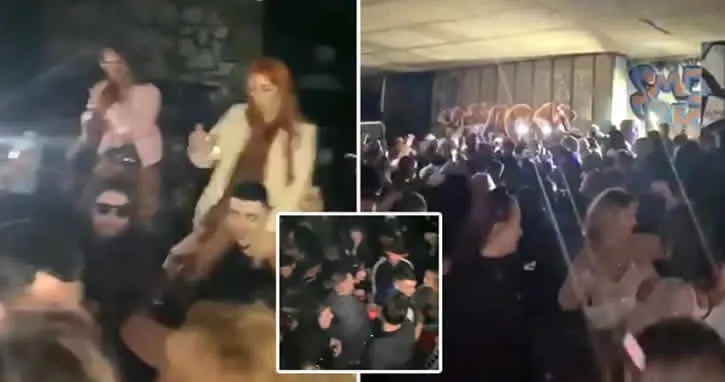 Viyadük altında gizli parti polisleri şaşkına çevirdi