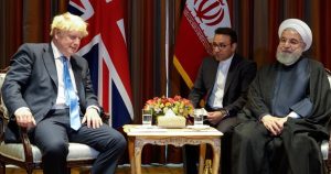 Johnson, İran Cumhurbaşkanı Ruhani ile görüştü