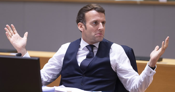 Macron’un aşı açıklaması İngiltere’de alay konusu oldu