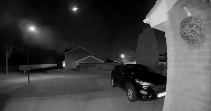 İngiltere semalarındaki meteor kameralara yansıdı