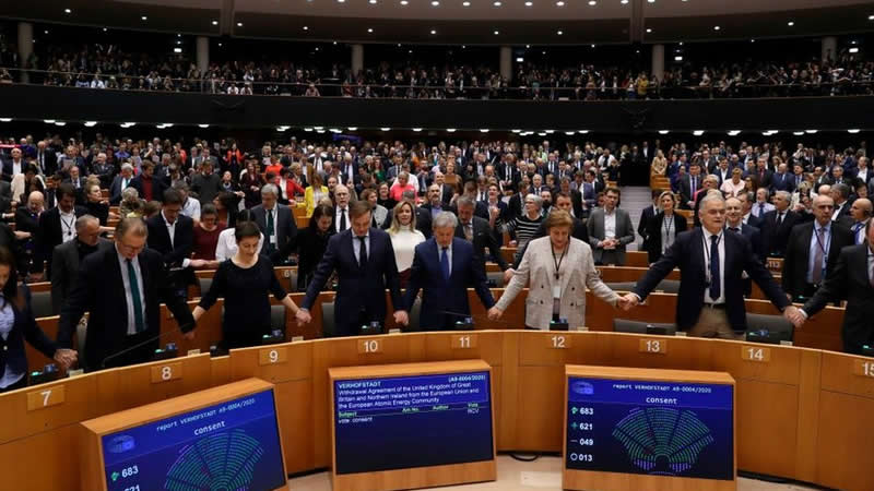 Avrupa Parlamentosu İngiltere ile anlaşmayı onayladı