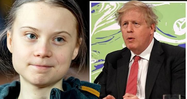 Johnson ve Thunberg’ten karşılıklı göndermeler