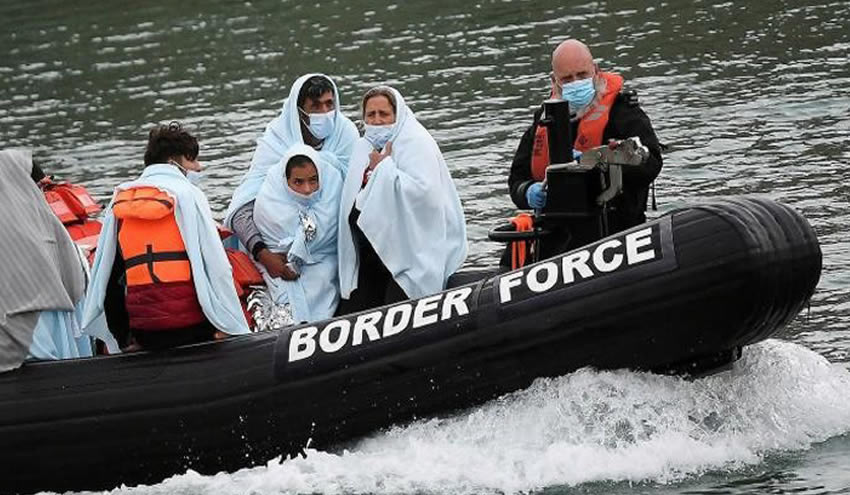 İngiltere’ye kaçak göçmen girişinde rekor artış