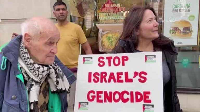 Siyonizm karşıtı Yahudilerden Londra’da protesto
