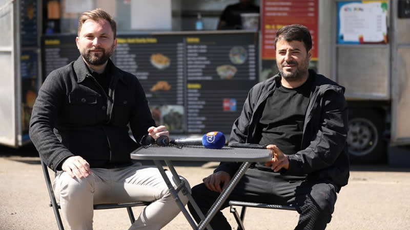 Seyyar kebapçıya online sipariş sistemi