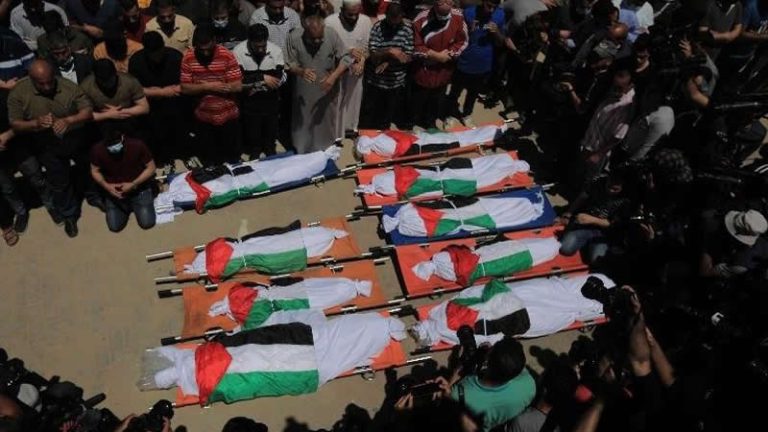 İsrail’in saldırısında aynı aileden 8 çocuk öldü