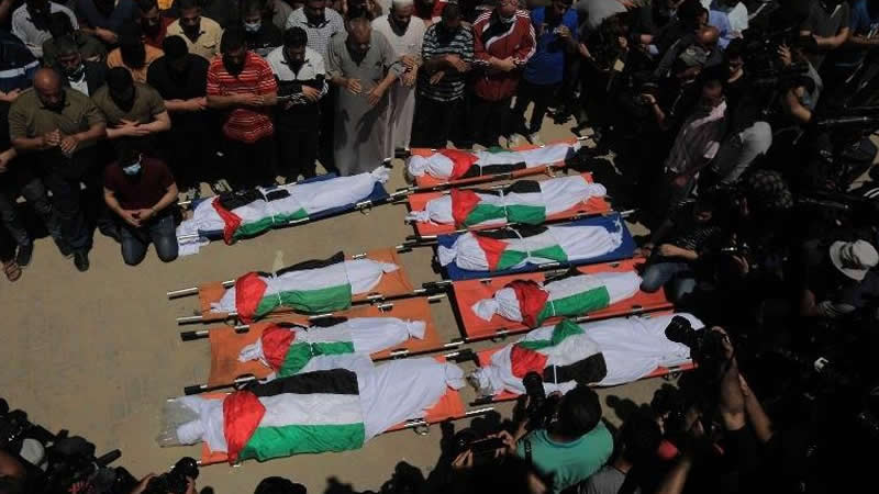 İsrail’in saldırısında aynı aileden 8 çocuk öldü