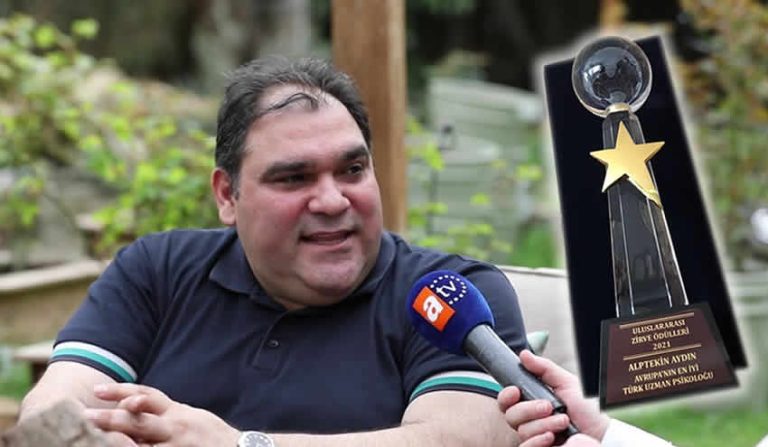 Alptekin Aydın’a “Avrupa’nın En İyi Uzman Psikoloğu” ödülü