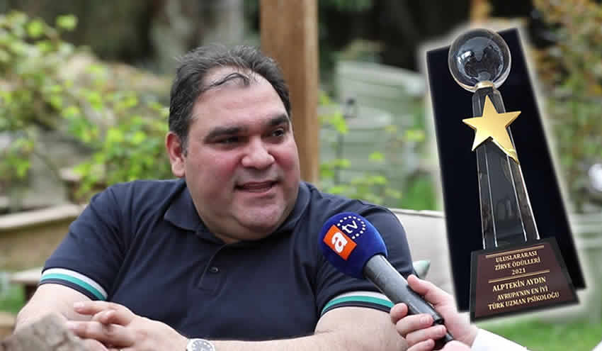 Alptekin Aydın’a “Avrupa’nın En İyi Uzman Psikoloğu” ödülü