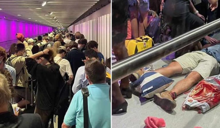 Heathrow’daki skandal görüntüler sosyal medyayı salladı