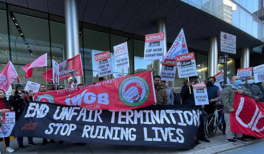 Londra’da Über sürücüleri 24 saatlik grev başlattı