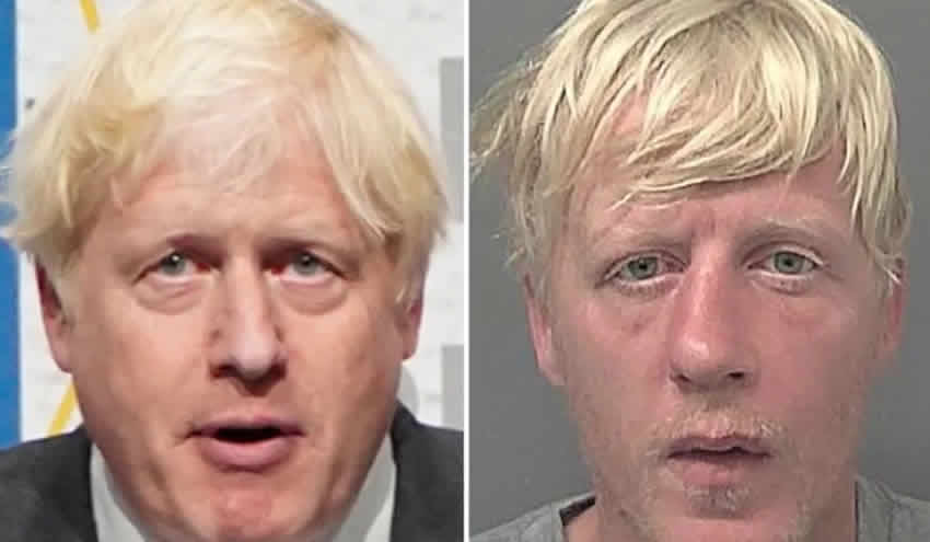 Boris Johnson’a benzeyen hırsız sosyal medyada büyük ilgi gördü