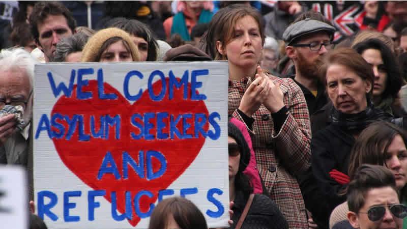 Manş Denizi’ndeki ölümlerin ardından Londra’da protesto yürüyüşü