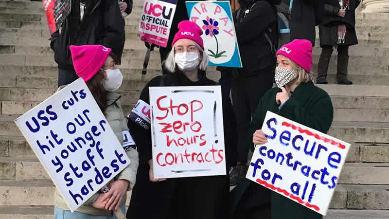 İngiltere’de üniversite çalışanlarından 3 günlük grev