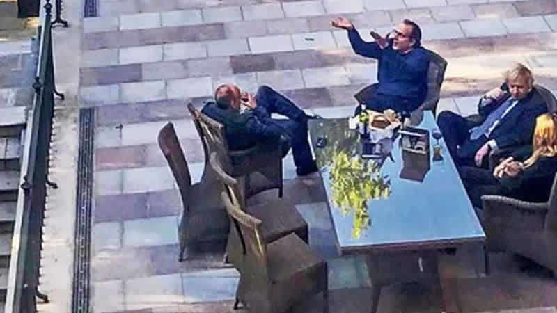 Johnson ve ekibinin kapanma dönemindeki skandal görüntüleri ortaya çıktı