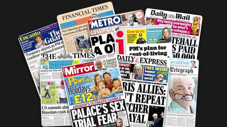 28 Ocak Cuma: İngiltere’de günün önce çıkan gazete manşetleri