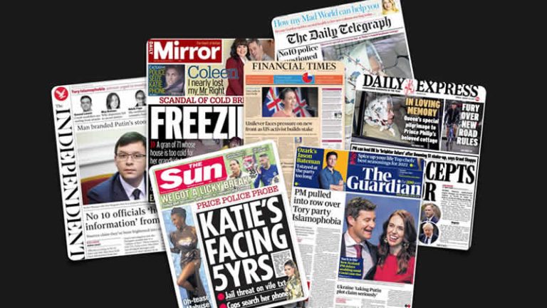 İngiltere’de günün öne çıkan gazete manşetleri: 24 Ocak