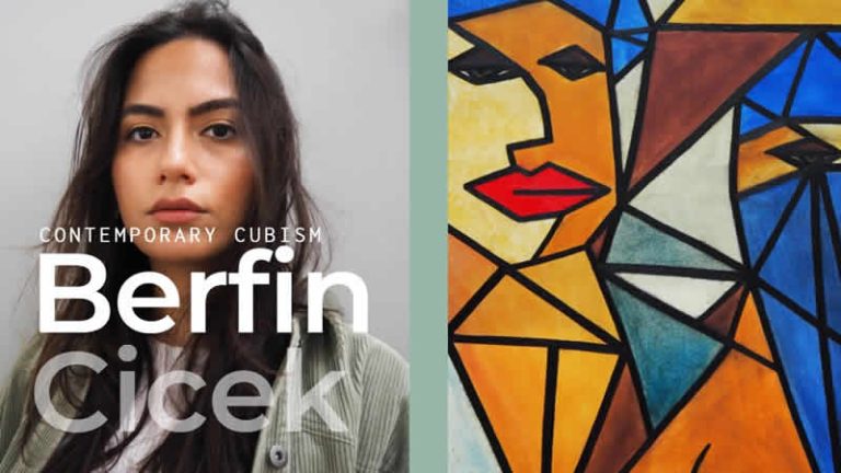 Londralı sanatçı Berfin Çiçek’in online sanat galerisi büyük ilgi görüyor