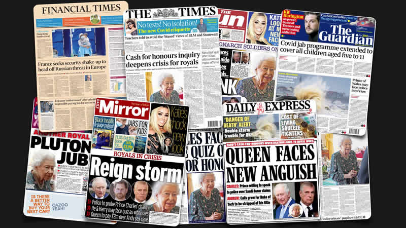  17 Şubat Perşembe: İngiltere gazetelerinden öne çıkan manşetler