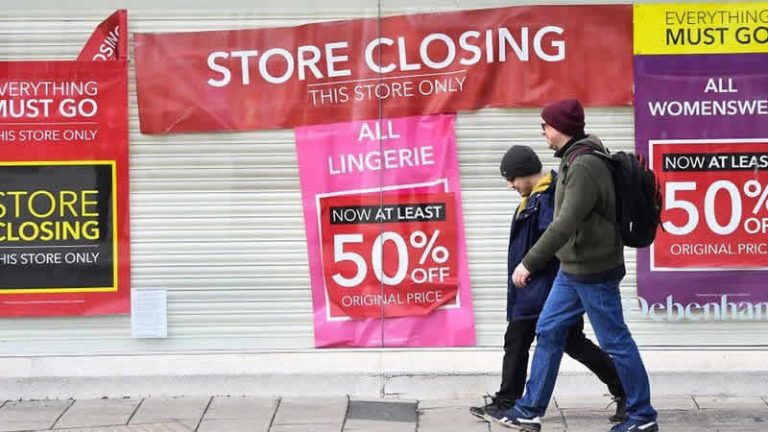 İngiltere’de geçtiğimiz yıl 17 binden fazla zincir mağaza kapandı