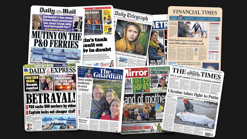  18 Mart Cuma: İngiltere gazetelerinden öne çıkan manşetler