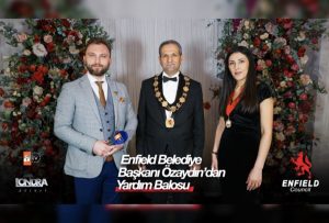 Enfield Belediye Başkanı Özaydın’dan yardım balosu