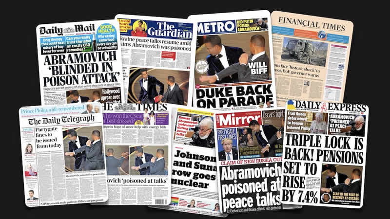  29 Mart Salı: İngiltere gazetelerinden öne çıkan manşetler