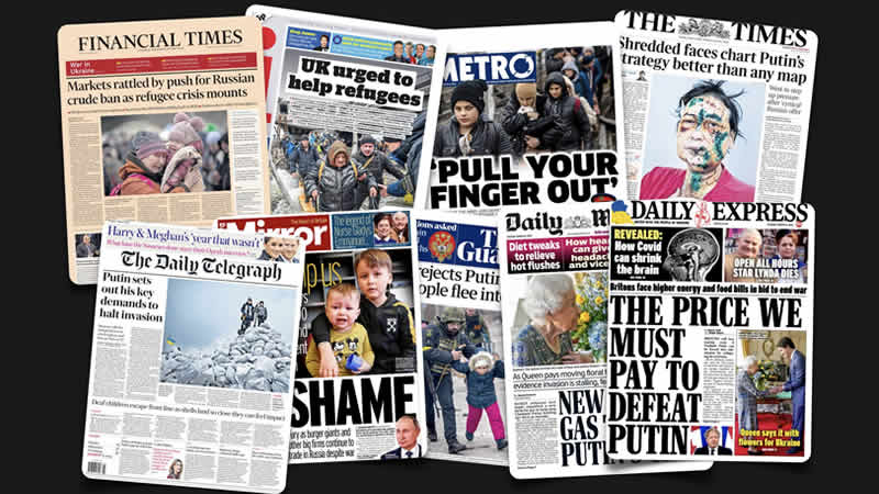  8 Mart Salı: İngiltere gazetelerinden öne çıkan manşetler