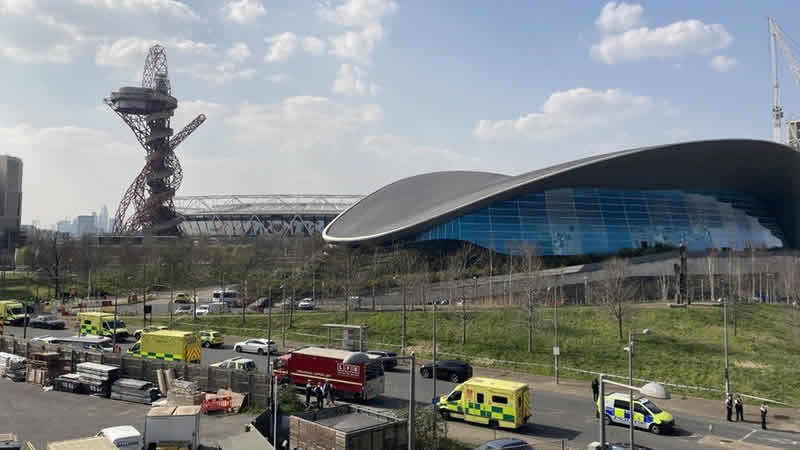  Londra Su Sporları Merkezi’nde meydana gelen gaz sızıntısı korkuttu