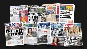 12 Nisan Salı: İngiltere gazetelerinden öne çıkan manşetler