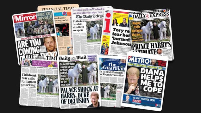 21 Nisan Perşembe: İngiltere gazetelerinden öne çıkan manşetler