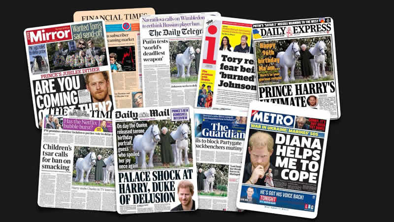  21 Nisan Perşembe: İngiltere gazetelerinden öne çıkan manşetler