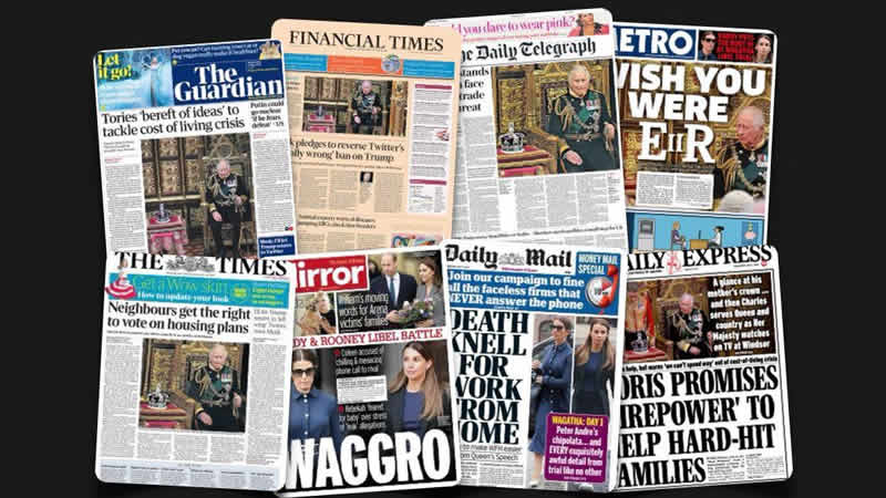  11 Mayıs Çarşamba: İngiltere gazetelerinden öne çıkan manşetler