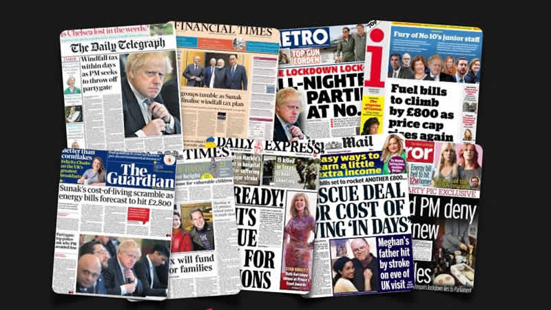  25 Mayıs Çarşamba: İngiltere gazetelerinden öne çıkan manşetler