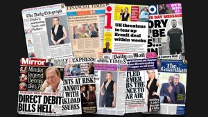 9 Mayıs Pazartesi: İngiltere gazetelerinden öne çıkan manşetler