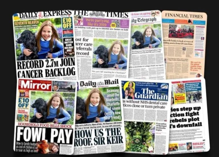 2 Mayıs Pazartesi: İngiltere gazetelerinden öne çıkan manşetler