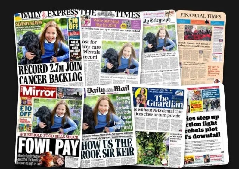  2 Mayıs Pazartesi: İngiltere gazetelerinden öne çıkan manşetler