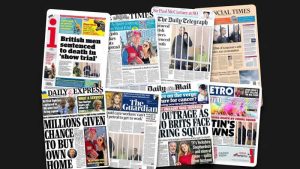 10 Haziran Cuma: İngiltere gazetelerinden öne çıkan manşetler