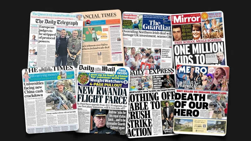  13 Haziran Pazartesi: İngiltere gazetelerinden öne çıkan manşetler