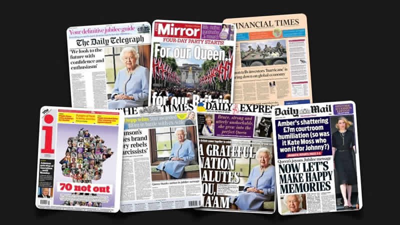 2 Haziran Perşembe: İngiltere gazetelerinden öne çıkan manşetler