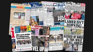 22 Haziran Çarşamba: İngiltere gazetelerinden öne çıkan manşetler