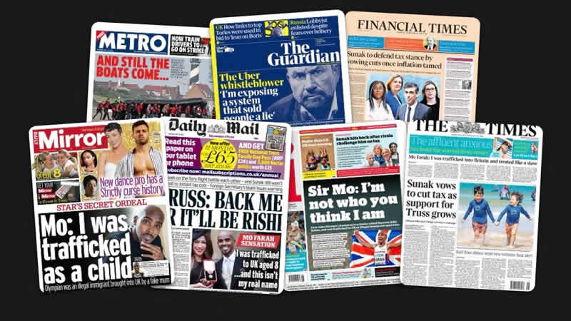 12 Temmuz Salı: İngiltere gazetelerinden öne çıkan manşetler