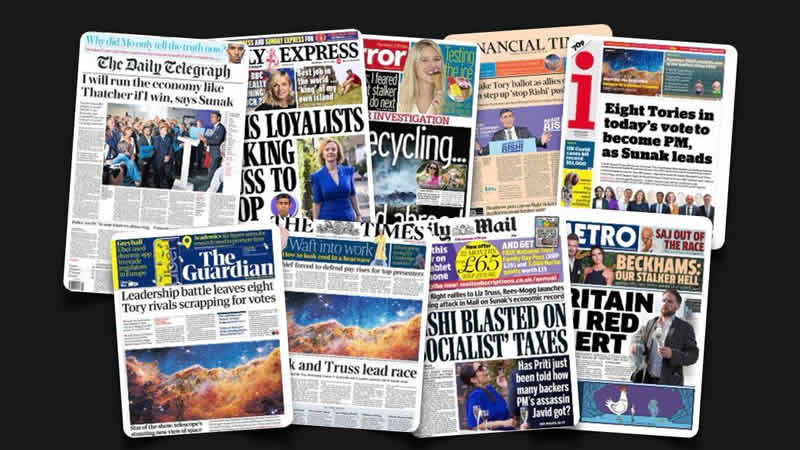  13 Temmuz Çarşamba: İngiltere gazetelerinden öne çıkan manşetler