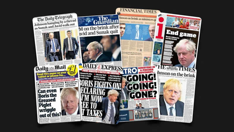  6 Temmuz Çarşamba: İngiltere gazetelerinden öne çıkan manşetler