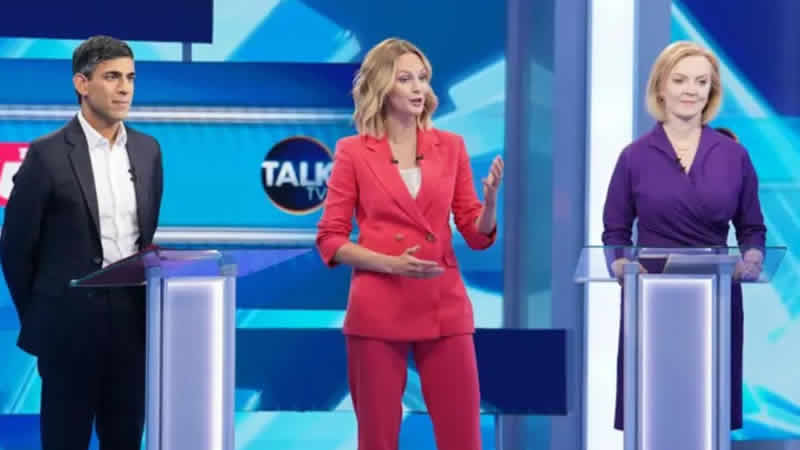 İngiltere’de başbakan adaylarının canlı yayındaki tartışması sırasında sunucu bayıldı